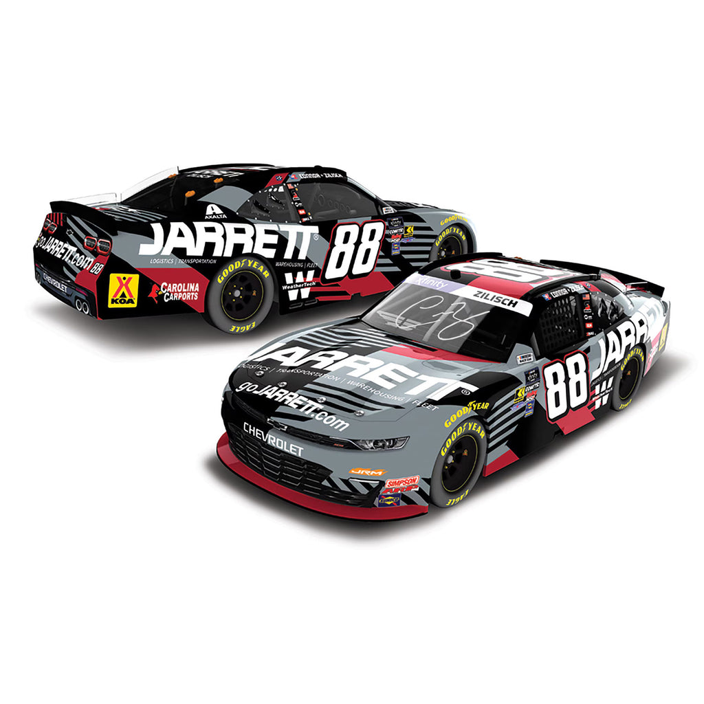 Connor Zilisch Autographed Jarrett Xfinity Series 1:24 Standard 2025 Diecast Car Hand Signed #88 NASCAR