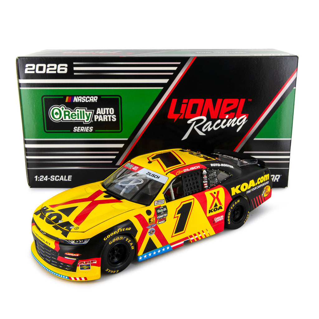 Connor Zilisch Autographed KOA 1:24 Standard 2026 Diecast Car #1 NASCAR
