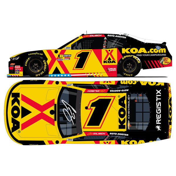 Connor Zilisch Autographed KOA 1:24 Standard 2026 Diecast Car #1 NASCAR
