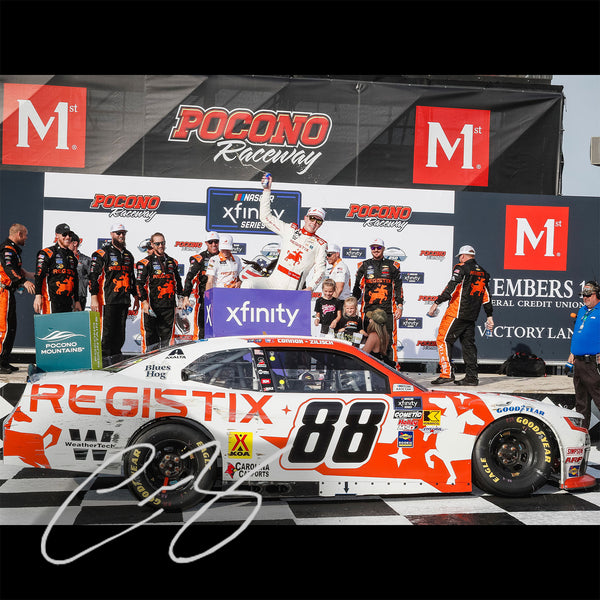 Connor Zilisch Autographed Dale Jr's 1st Crew Chief Pocono Xfinity Series 1:24 Standard 2025 Diecast Car