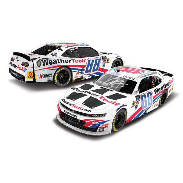 Connor Zilisch Autographed Portland Xfinity Series Race Win 1:24 Standard 2025 Diecast Car #88 NASCAR