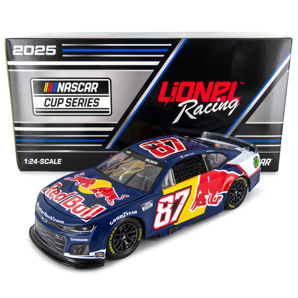 Connor Zilisch Autographed Red Bull 1st NASCAR Cup Start 1:24 Standard 2025 Diecast Car #87 NASCAR