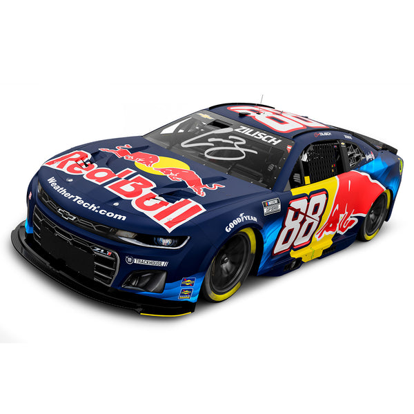 Connor Zilisch Autographed Red Bull 1:24 Standard 2026 Diecast Car #88 NASCAR