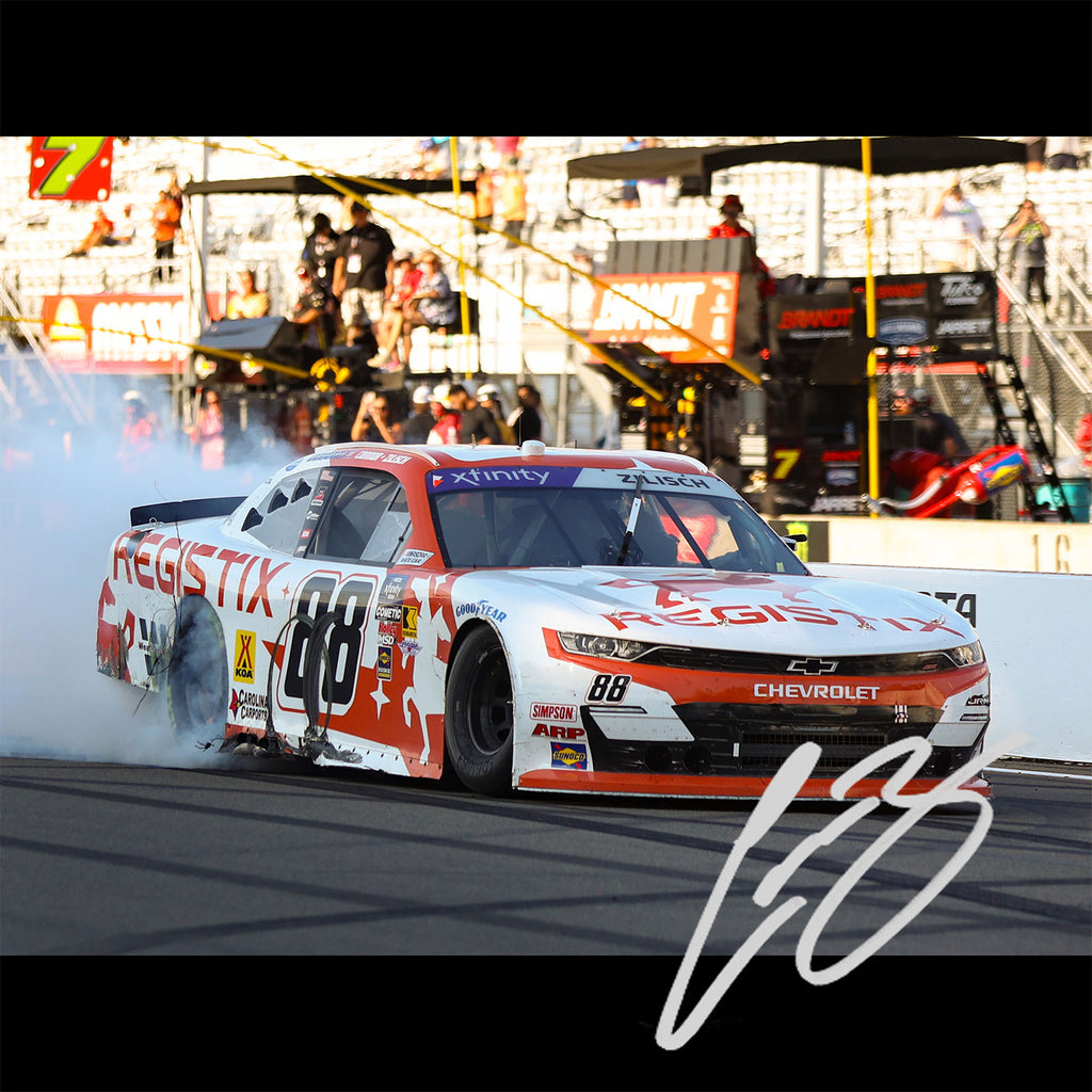 Connor Zilisch Autographed Watkins Glen Xfinity Series 1:24 Standard 2025 Diecast Car #88 Registix NASCAR