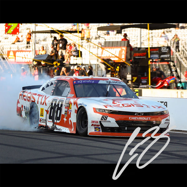 Connor Zilisch Autographed Watkins Glen Xfinity Series 1:24 Standard 2025 Diecast Car #88 Registix NASCAR