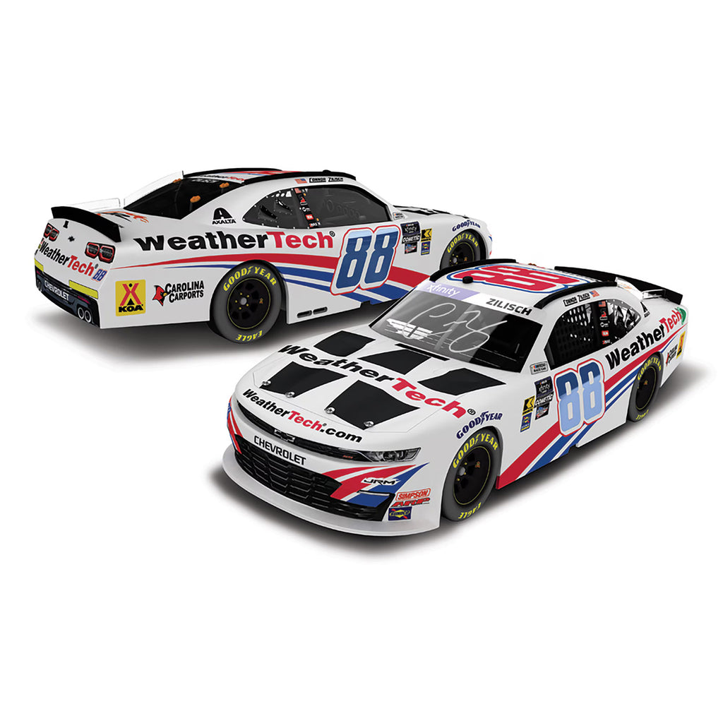 Connor Zilisch Autographed WeatherTech 1:24 Standard 2025 Diecast Car Hand Signed #88 NASCAR