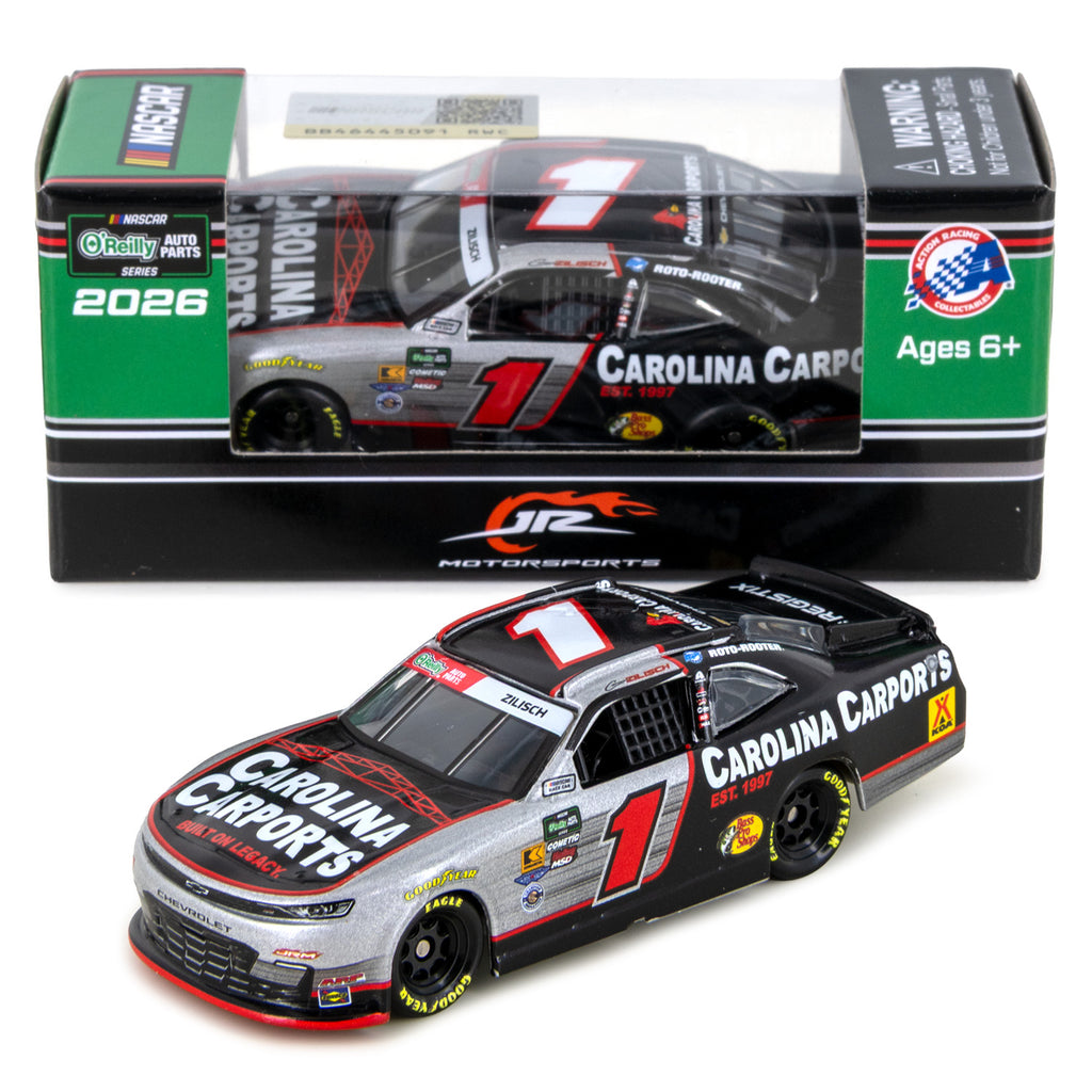 Connor Zilisch Carolina Carports 1:64 2026 Diecast Car #1 NASCAR