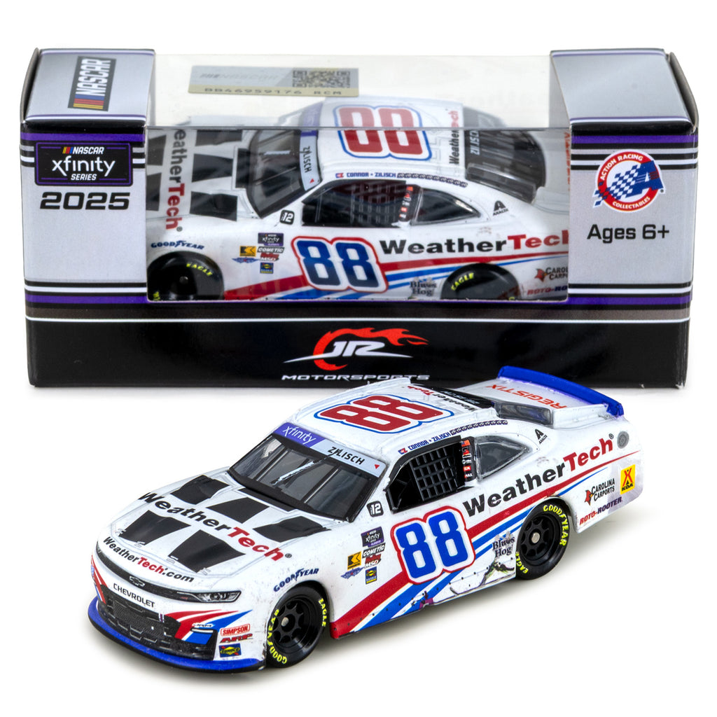 Connor Zilisch Charlotte Roval Xfinity Series Race Win 1:64 Standard 2025 Diecast Car WeatherTech #88 NASCAR