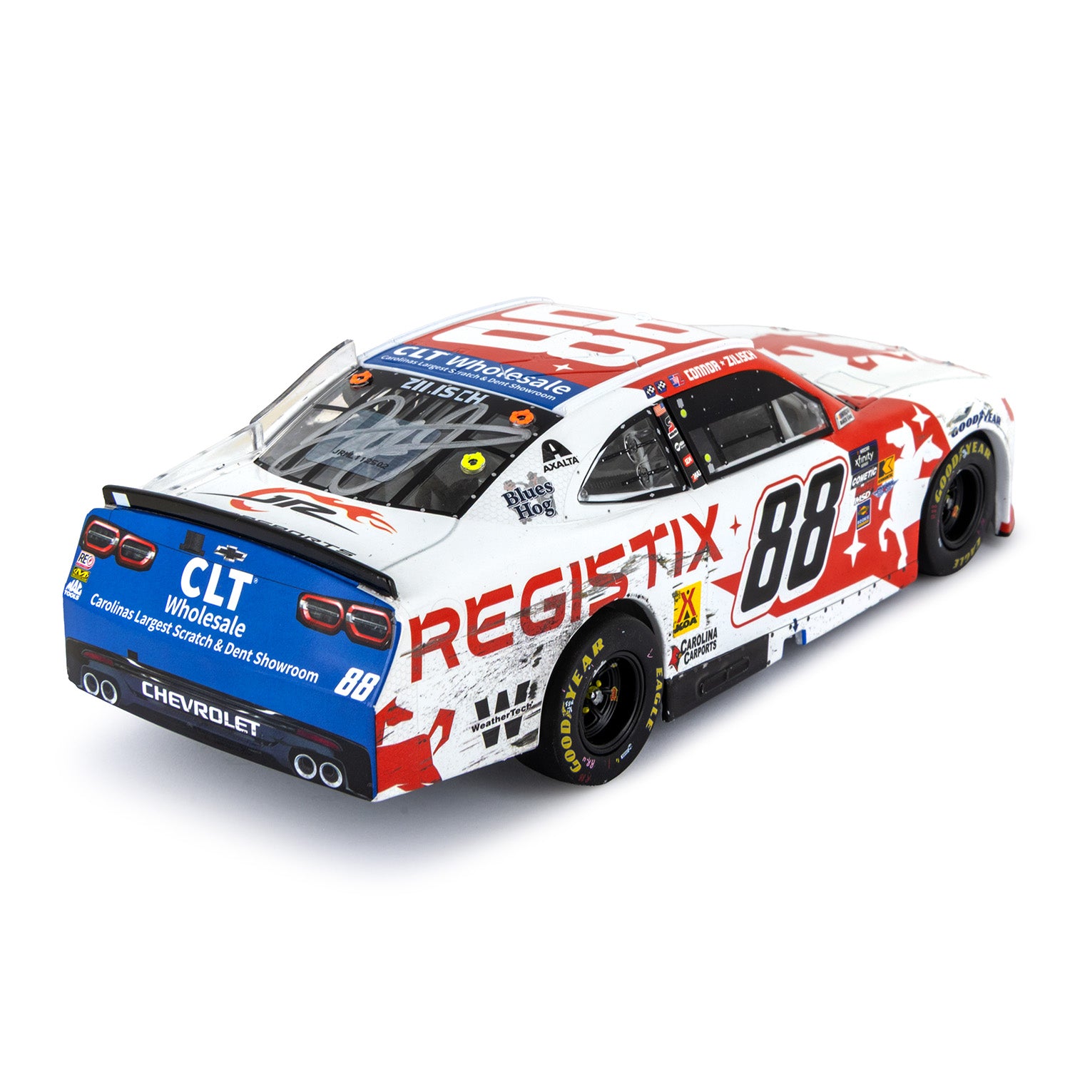 Connor Zilisch / Dale Earnhardt Jr Dual Autographed Pocono Race