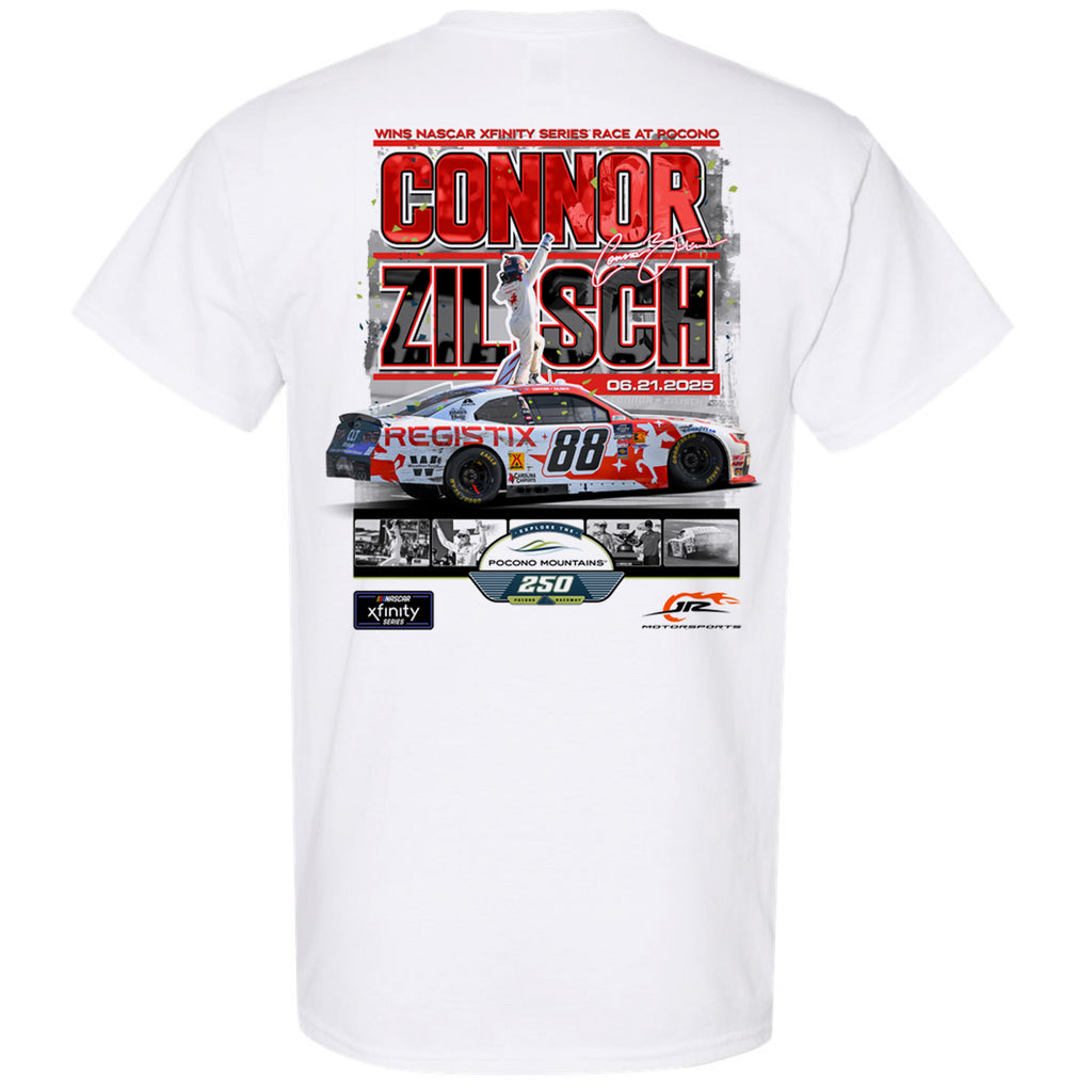 Connor Zilisch 2025 Pocono Dale Jr 1st Crew Chief Xfinity Series Race Win T-Shirt