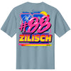 Connor Zilisch 2025 WeatherTech Vintage Demin 2-Spot T-Shirt Blue #88 NASCAR
