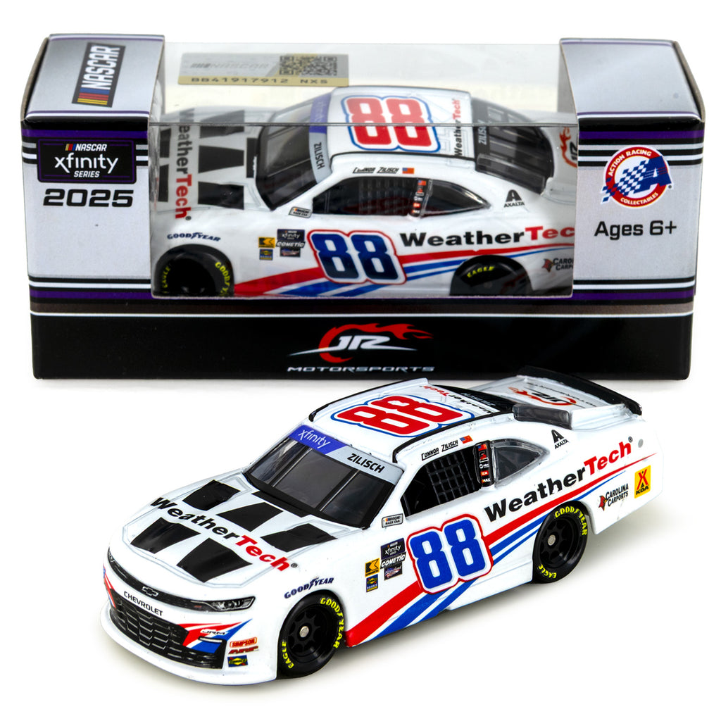 Connor Zilisch WeatherTech 1:64 Standard 2025 Diecast Car #88 NASCAR