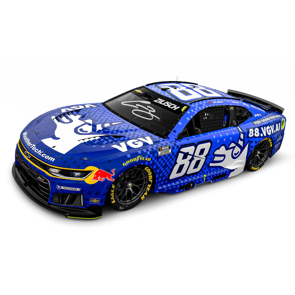 Connor Zilisch Autographed VGV.AI 1:24 Standard 2026 Diecast Car #88 NASCAR