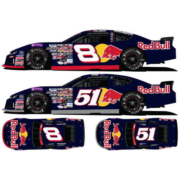 Connor Zilisch #8 / Shane van Gisbergen #51 Red Bull Late Model 1:64 2026 2-Car Diecast Set In Special Collectible Packaging