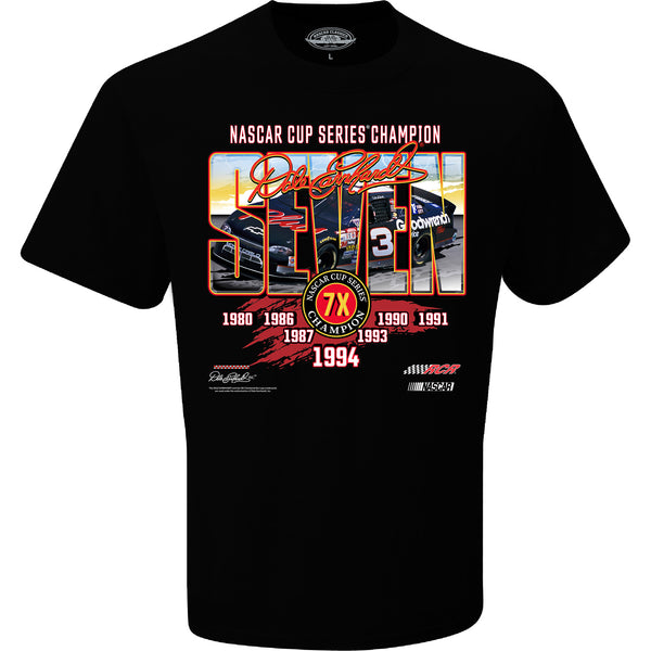 Dale Earnhardt 2026 Seven Championships T-Shirt Black #3 NASCAR