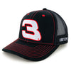 Dale Earnhardt 2026 Big Number #3 Mesh NASCAR Hat Exclusive Black
