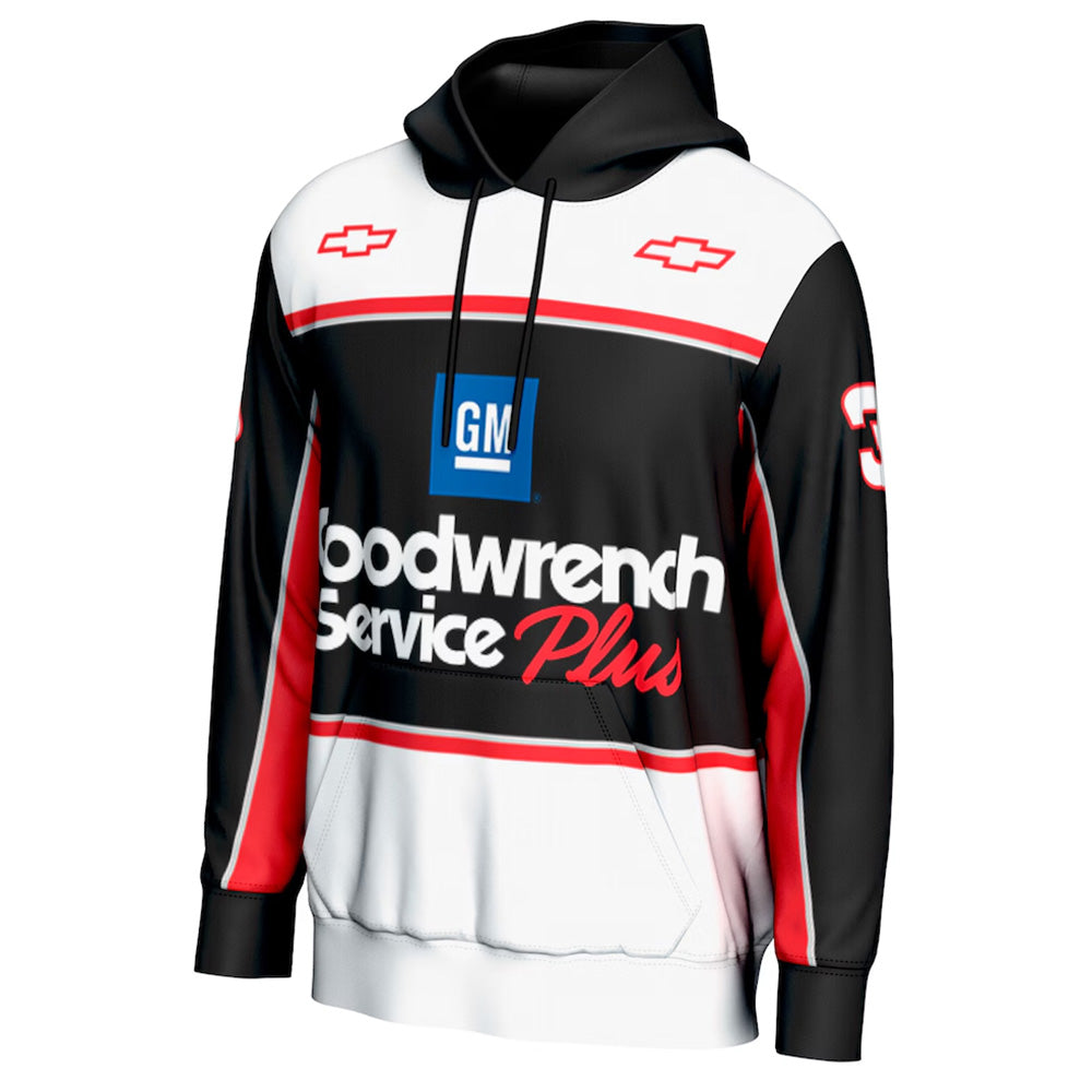 RCR 2026 GM Goodwrench Uniform Hoodie Outerwear ProSphere Sweatshirt Black Dale Earnhardt #3 NASCAR