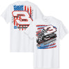 RCR 2026 GM Goodwrench American Flag 2-Spot Classic Ink T-Shirt White #3 NASCAR