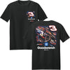 Dale Earnhardt 2026 GM Goodwrench #3 Stars & Stripes Car 2-Spot Classic Ink T-Shirt Black NASCAR