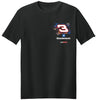 Dale Earnhardt 2026 GM Goodwrench #3 Stars & Stripes Car 2-Spot Classic Ink T-Shirt Black NASCAR