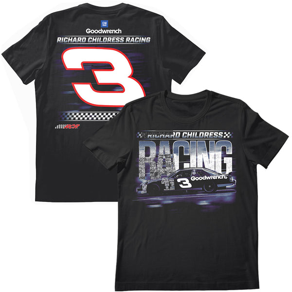 RCR 2026 GM Goodwrench Legend #3 Car 2-Spot Classic Ink T-Shirt Black