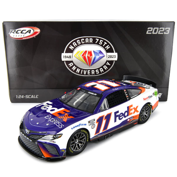 Denny Hamlin FedEx Express 1:24 ELITE 2023 Diecast Car #11 NASCAR