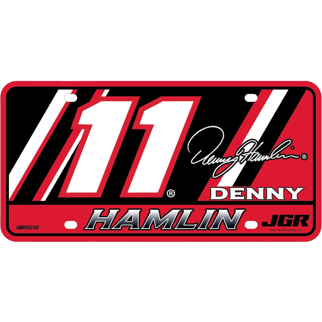 Denny Hamlin 2025 Metal #11 Automobile License Plate Tag NASCAR