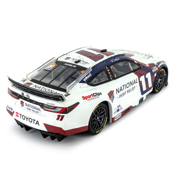Denny Hamlin ELITE National Debt Relief 1:24 2025 Diecast Car #11 NASCAR
