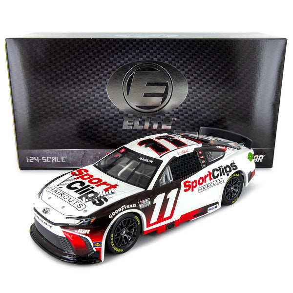 Denny Hamlin ELITE Sport Clips 1:24 2025 Diecast Car #11 NASCAR