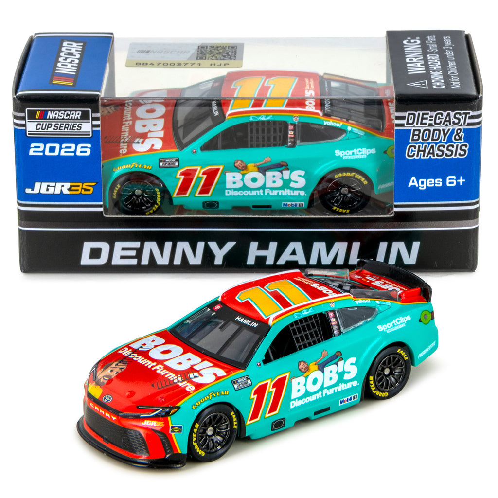 Denny Hamlin Bob's Discount Furniture 1:64 2026 Diecast Car #11 NASCAR