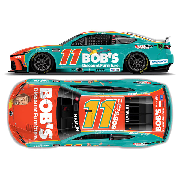 Denny Hamlin Bob's Discount Furniture 1:64 Standard 2025 Diecast Chassis Car #11 NASCAR