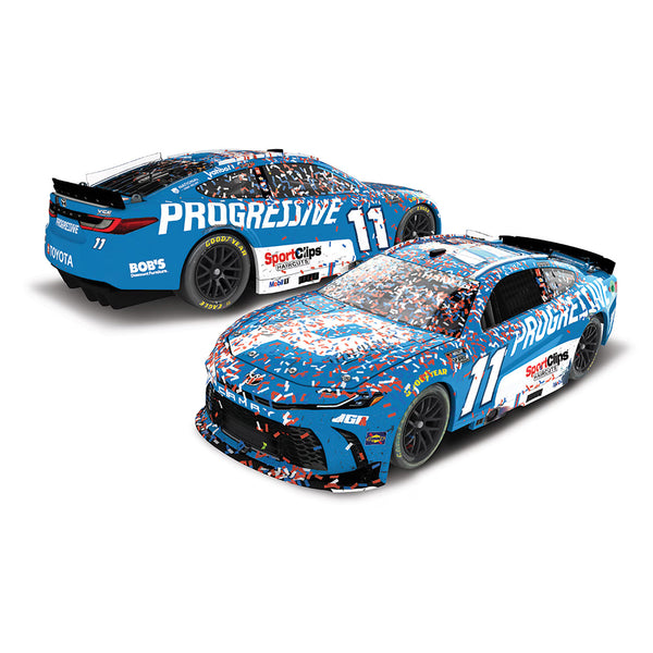 Denny Hamlin ELITE Dover Race Win 1:24 2025 Diecast Car #11 Progressive NASCAR