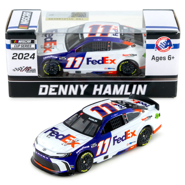 Denny Hamlin FedEx 1:64 Standard 2024 Diecast Car #11 NASCAR