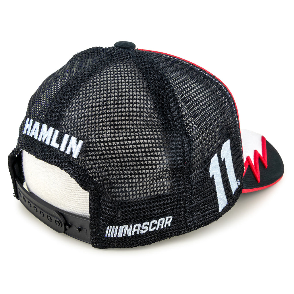 Denny Hamlin 2025 Element Sponsor Hat White/Black Sport Clips #11 NASCAR