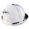 Denny Hamlin 2025 Striped #11 Mesh Hat Black/White NASCAR