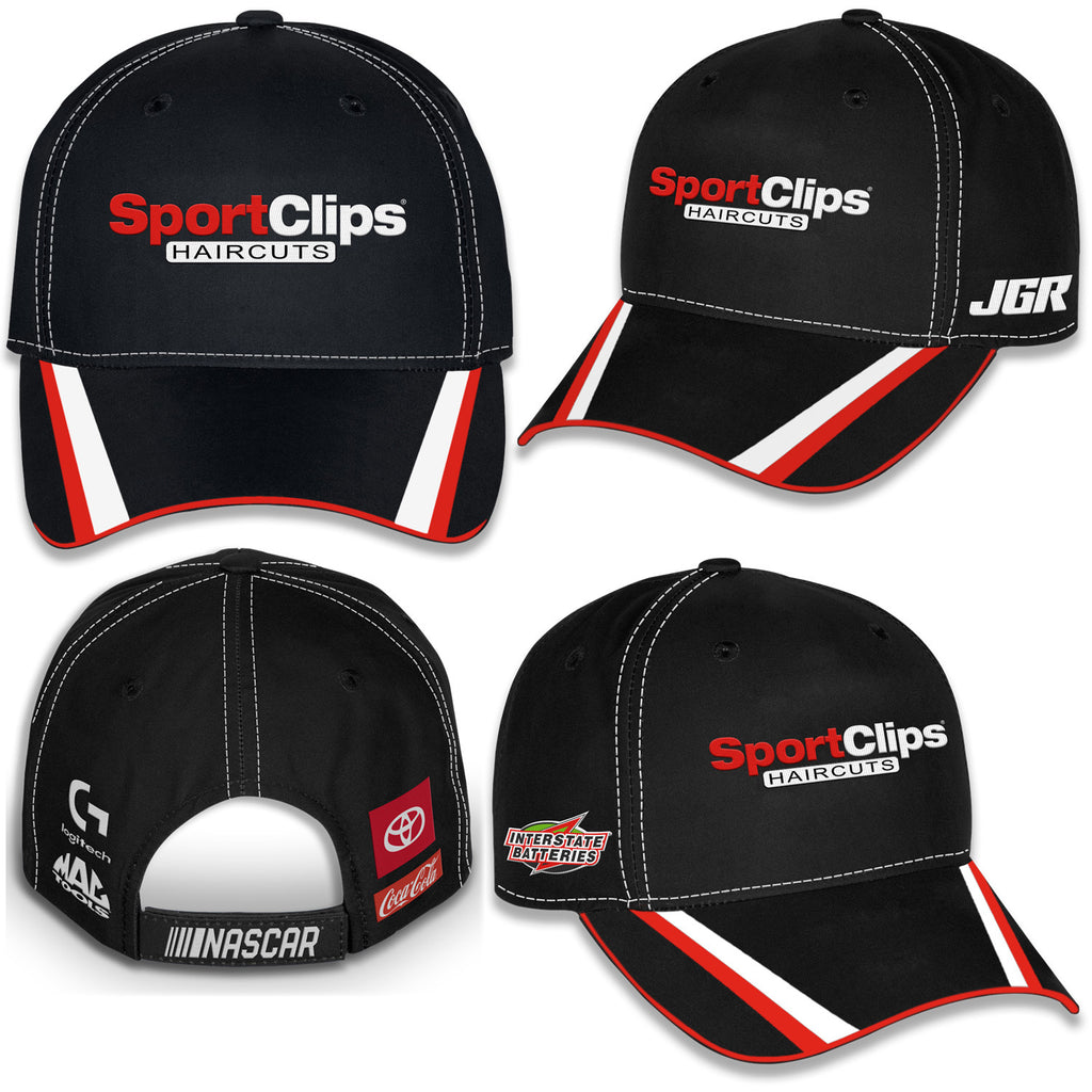 Denny Hamlin 2025 SportClips Uniform Pit Hat Black #11 NASCAR