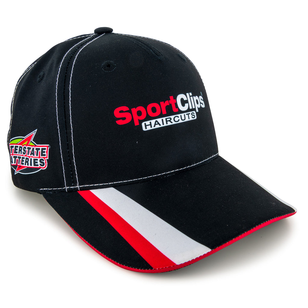 Denny Hamlin 2025 SportClips Uniform Pit Hat Black #11 NASCAR