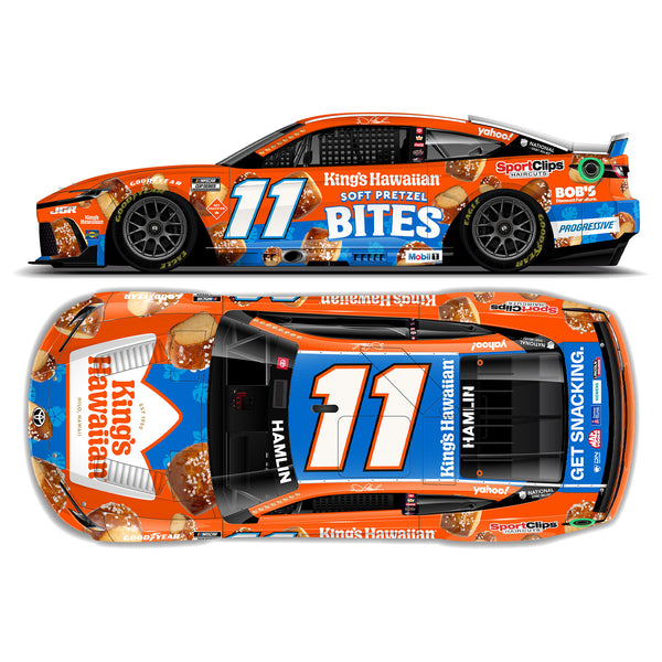 Denny Hamlin ELITE King's Hawaiian Soft Pretzel Bites 1:24 2025 Diecast Car #11 NASCAR