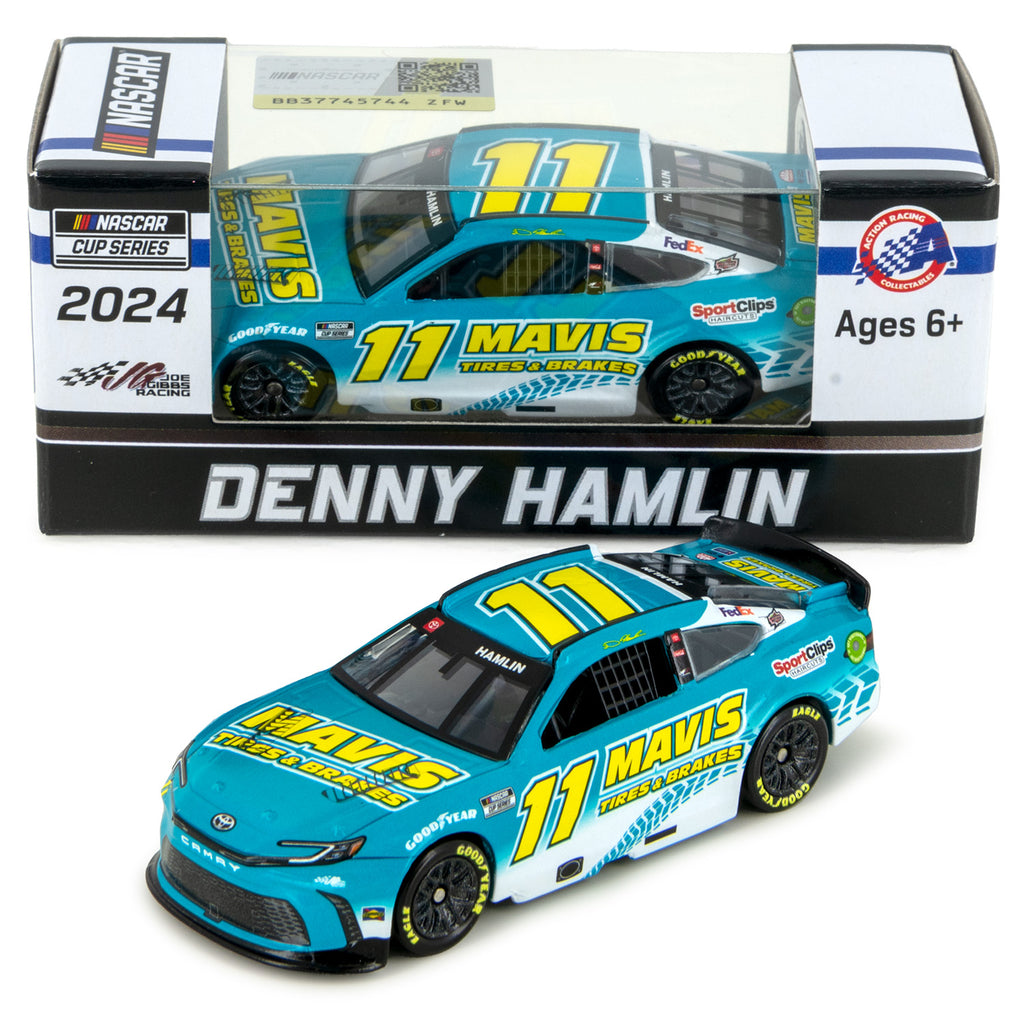 Denny Hamlin Mavis 1:64 Standard 2024 Diecast Car #11 NASCAR