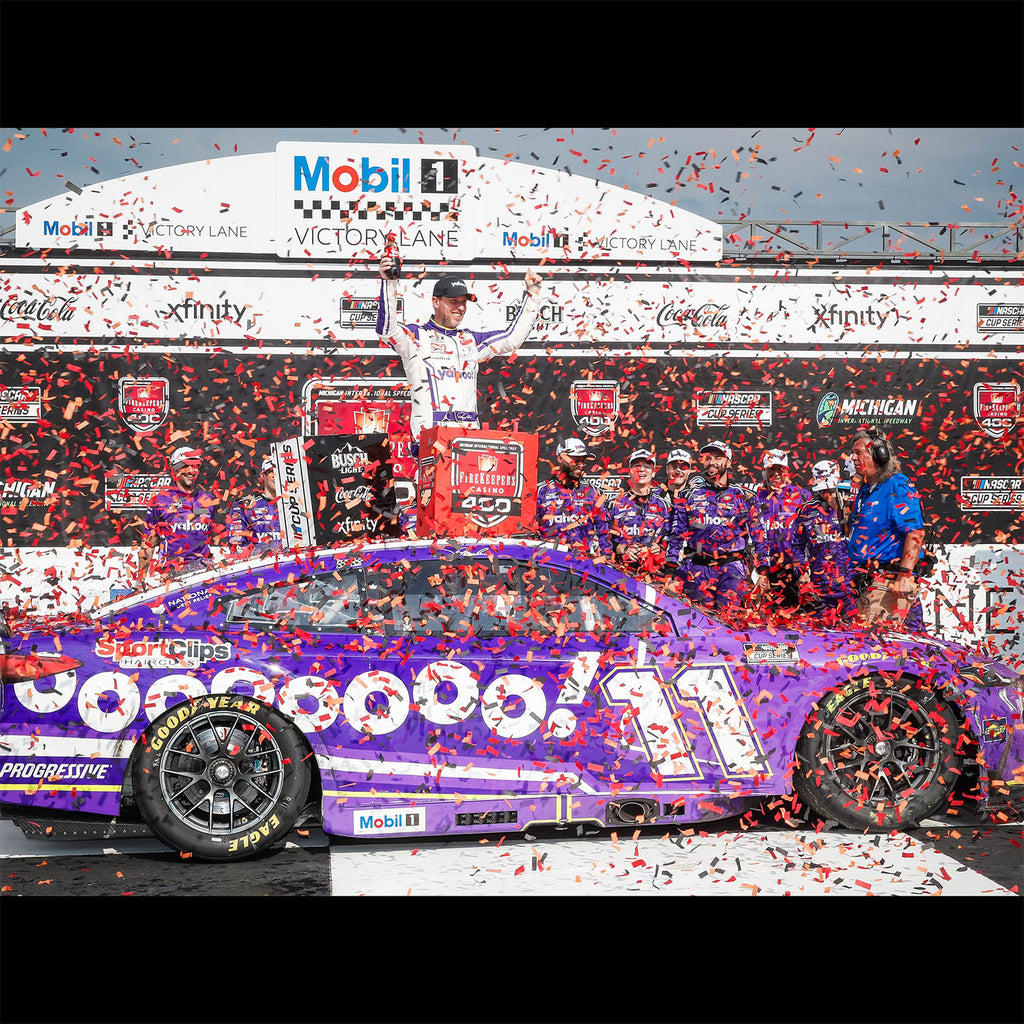 Denny Hamlin ELITE Michigan Race Win 1:24 2025 Diecast Car #11 NASCAR