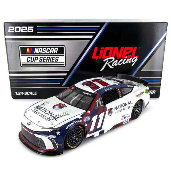 Denny Hamlin National Debt Relief 1:24 Standard 2025 Diecast Car #11 NASCAR