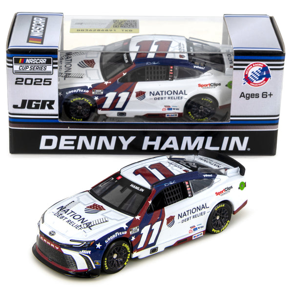 Denny Hamlin National Debt Relief 1:64 Standard 2025 Diecast Car #11 NASCAR