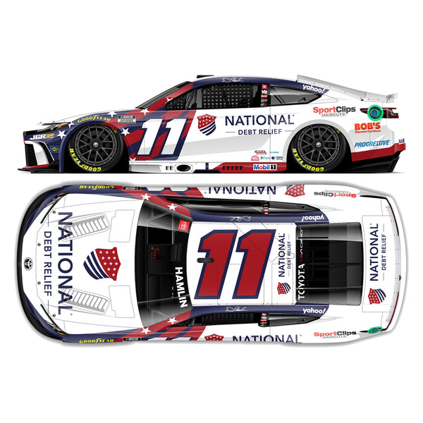 Denny Hamlin National Debt Relief 1:24 Standard 2026 Diecast Car #11 NASCAR