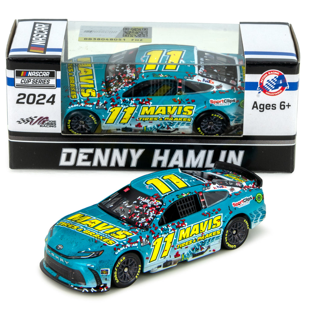 Denny Hamlin Richmond Race Win 1:64 Standard 2024 Diecast Car Mavis #11 NASCAR