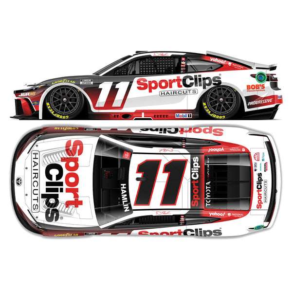 Denny Hamlin ELITE Sport Clips 1:24 2026 Diecast Car #11 NASCAR