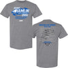 Denny Hamlin 2026 NASCAR Cup Series Schedule T-Shirt Gray #11