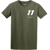 Denny Hamlin 2026 Military Green #11 Born in the USA T-Shirt NASCAR