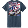 Denny Hamlin 2025 Patriotic NDR T-Shirt Blue #11 NASCAR