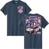 Denny Hamlin 2025 Patriotic NDR T-Shirt Blue #11 NASCAR