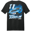 Denny Hamlin 2025 Progressive Black 2-Spot T-Shirt #11 NASCAR
